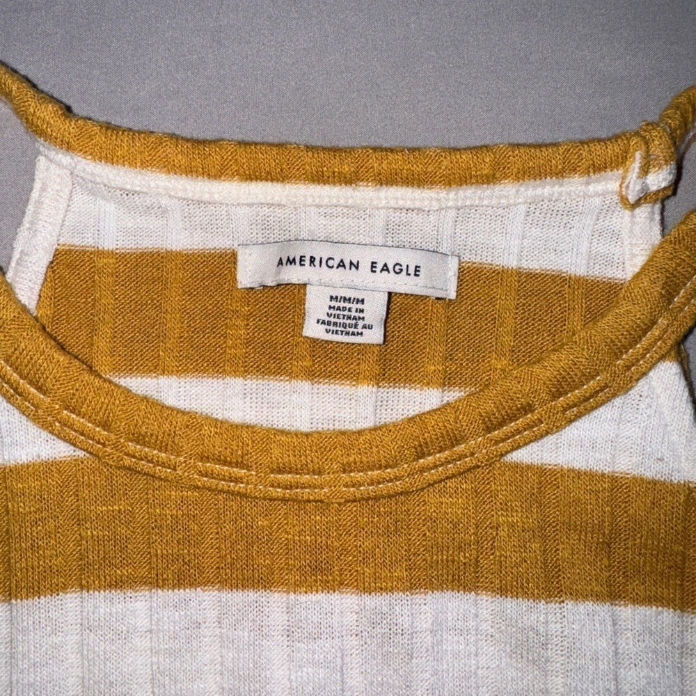 Striped Halter Top Tank - Picture 3 of 3
